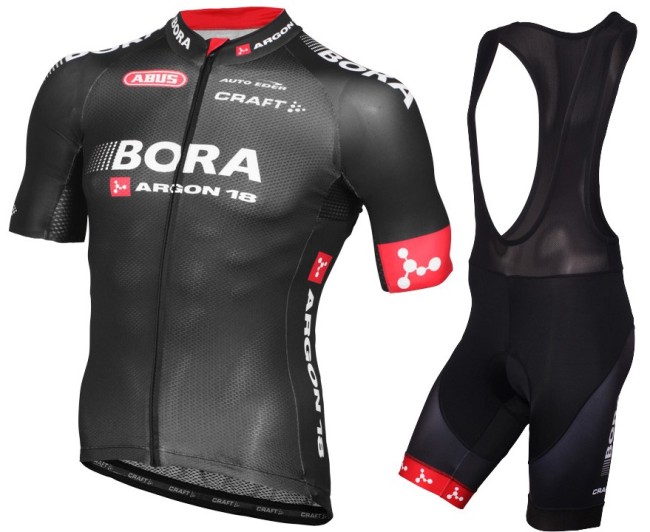 2015 Bora Argon 18 Team Cycling Jersey And Bib Shorts Set