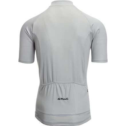 2018 De Marchi Corsa Short Sleeve Silver Jersey - Men's