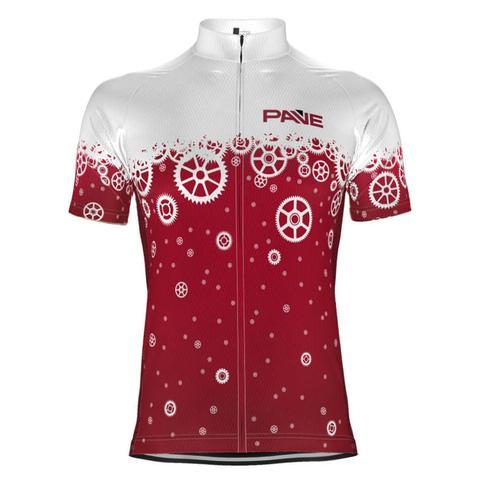 2018 Pave Christmas Snow Short Sleeve Cycling Jersey