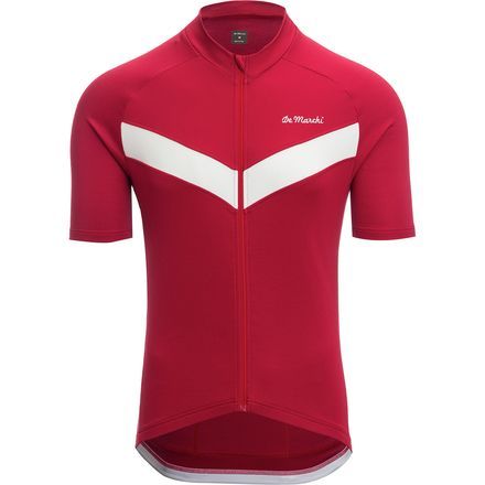 2018 De Marchi Classica Short-Sleeve Red Jersey - Men's