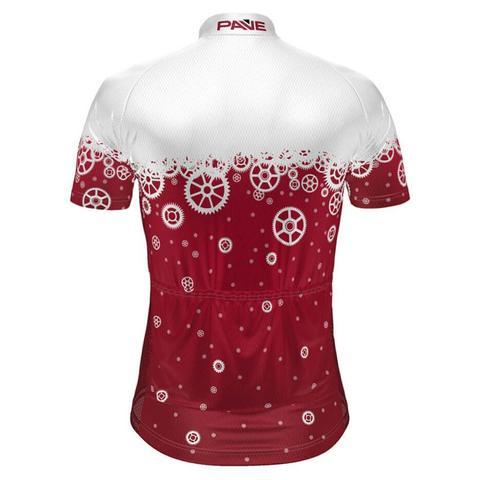 2018 Pave Christmas Snow Short Sleeve Cycling Jersey