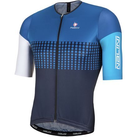 2018 Nalini Velodromo Blue Jersey - Short-Sleeve - Men's