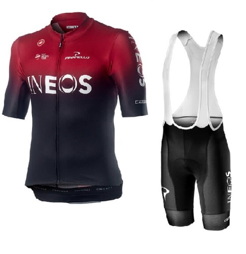 2019 world tour pro team INEOS cycling jersey kits short sleeve Bicycle