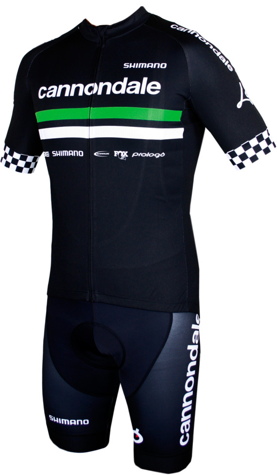 2019 Cannondale FACTORY RACING Cycling Short Sleeve Jersey And Bib Shorts Set - professional