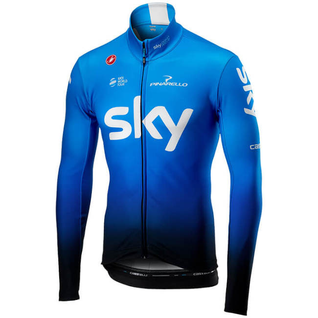 TEAM SKY Langarmtrikot Training 2019