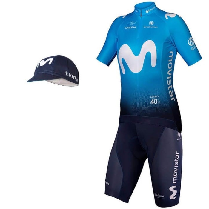 Damen Maxi-Set MOVISTAR TEAM 2019 (3 Teile)