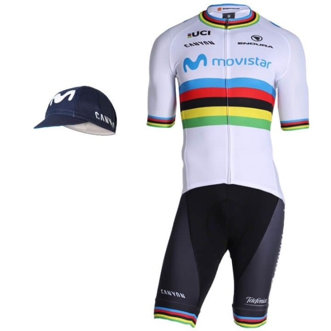 Maxi-Set MOVISTAR TEAM Weltmeister 2019 (3 Teile)