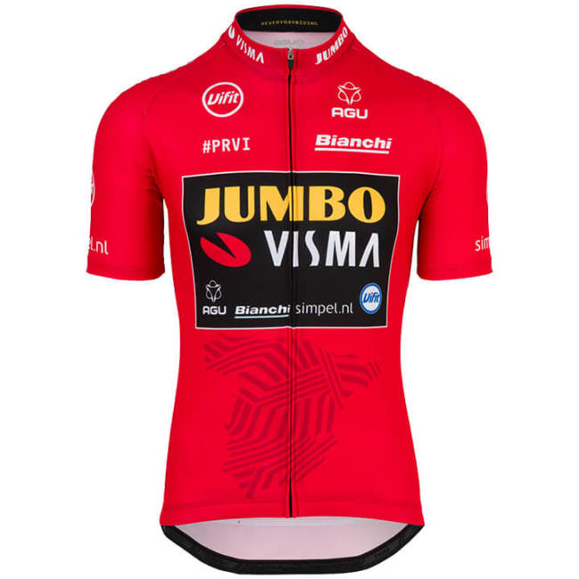 Team Jumbo-Visma Roglic La Vuelta Kurzarmtrikot 2019