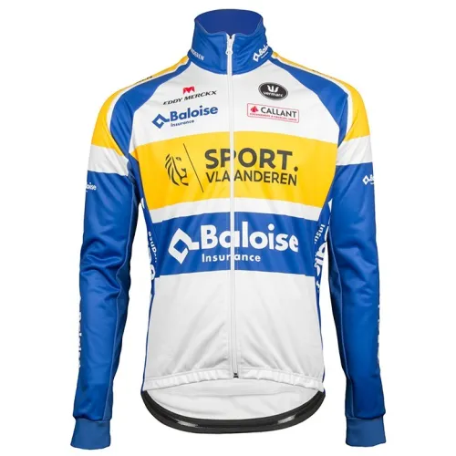 2018 SPORT VLAANDEREN-BALOISE Cycling Long Sleeve Jersey And Bib Pants Set