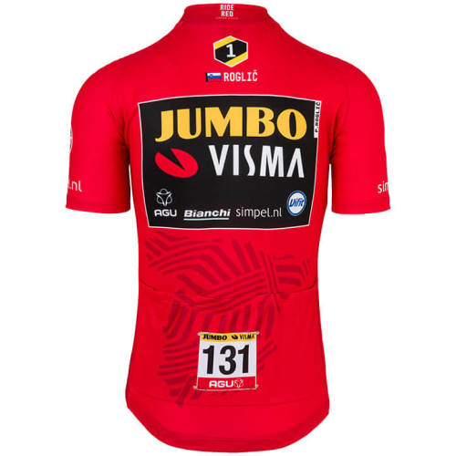 Team Jumbo-Visma Roglic La Vuelta Kurzarmtrikot 2019