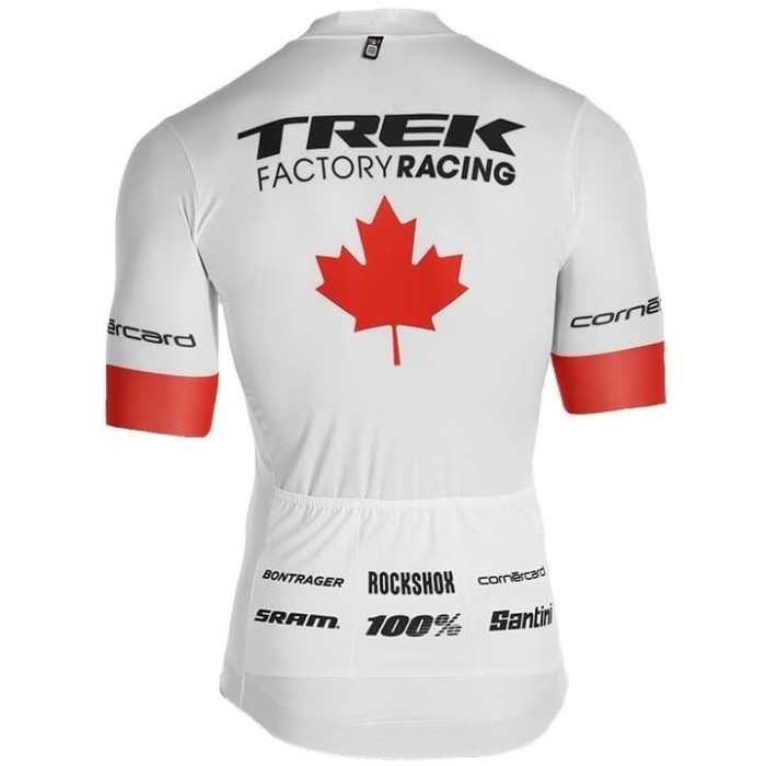 2019 Trek Factory Racing Canada Champion Cycling Jersey And Bib Shorts Set