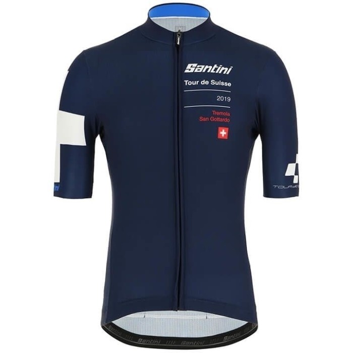 2019 Santini Tour de Suisse Blue Cycling Jersey