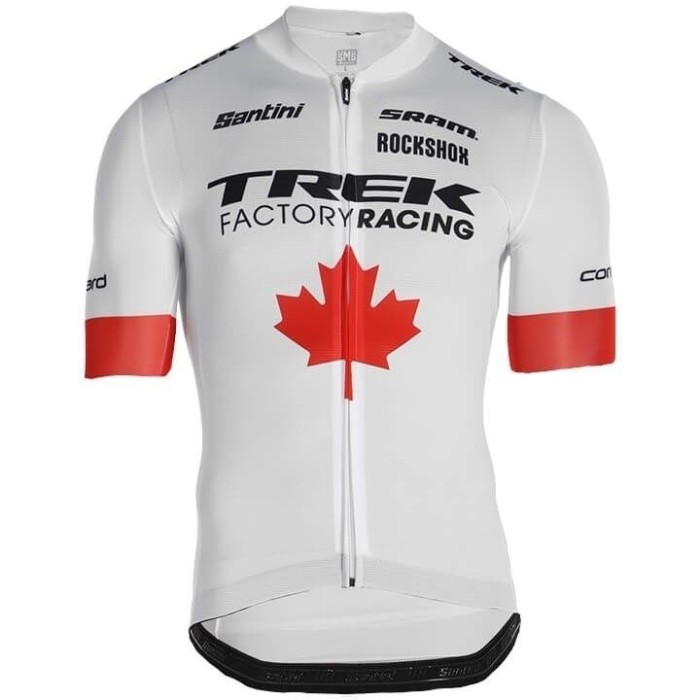 2019 Trek Factory Racing Canada Champion Cycling Jersey And Bib Shorts Set