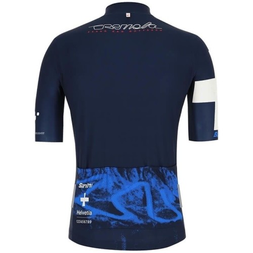 2019 Santini Tour de Suisse Blue Cycling Jersey