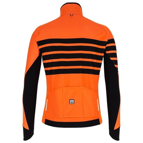 2019 Santini Svolta Orange Long Sleeve Cycling Jersey