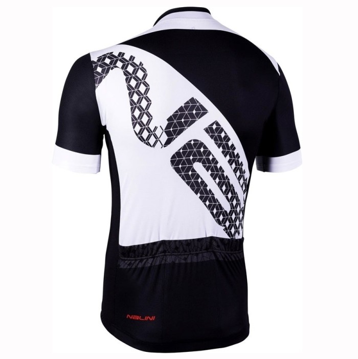 2019 Nalini Volata 2.0 Black-White Cycling Jersey And Bib Shorts Set