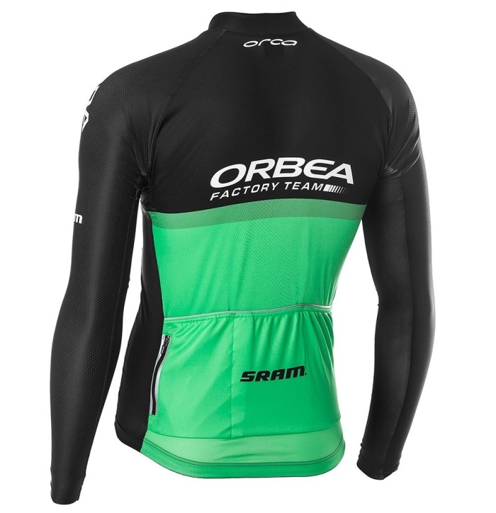 2019 Orbea Factory Racing Green Long Sleeve Cycling Jersey