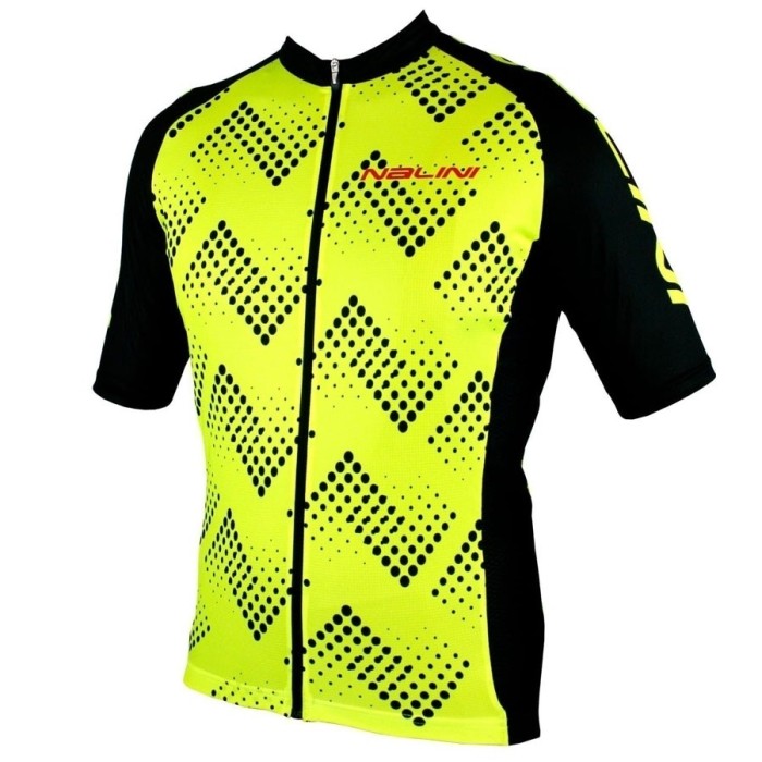 2019 Nalini Podio 2.0 Yellow Cycling Jersey And Bib Shorts Set