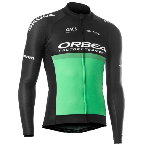 2019 Orbea Factory Racing Green Long Sleeve Cycling Jersey