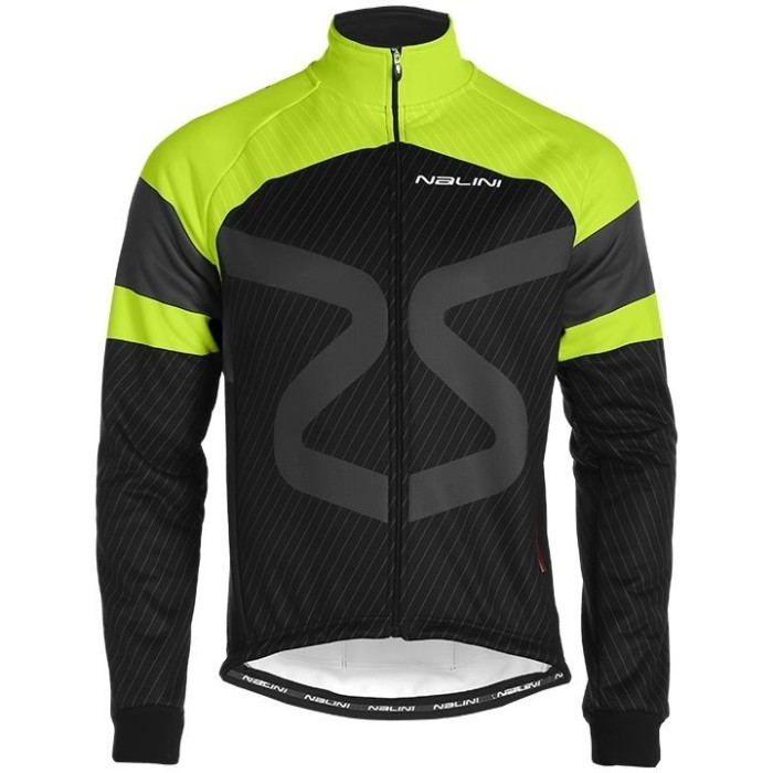 2019 Tuono Black-Yellow Long Sleeve Cycling Jersey