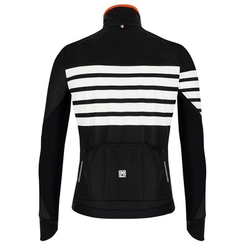 2019 Santini Svolta Black Long Sleeve Cycling Jersey