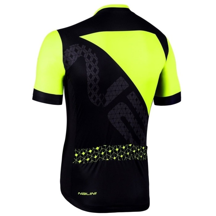 2019 Nalini Volata 2.0 Black-Yellow Cycling Jersey And Bib Shorts Set