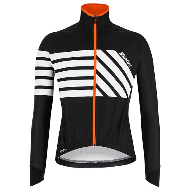 2019 Santini Svolta Black Long Sleeve Cycling Jersey