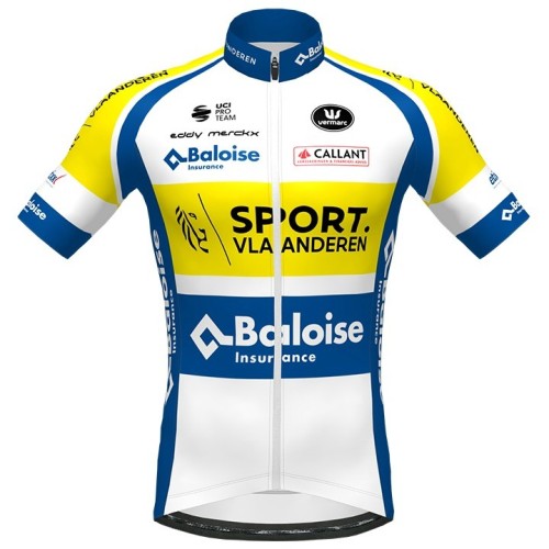 2020 SPORT Vlaanderen-Baloise Cycling Jersey And Bib Shorts Set