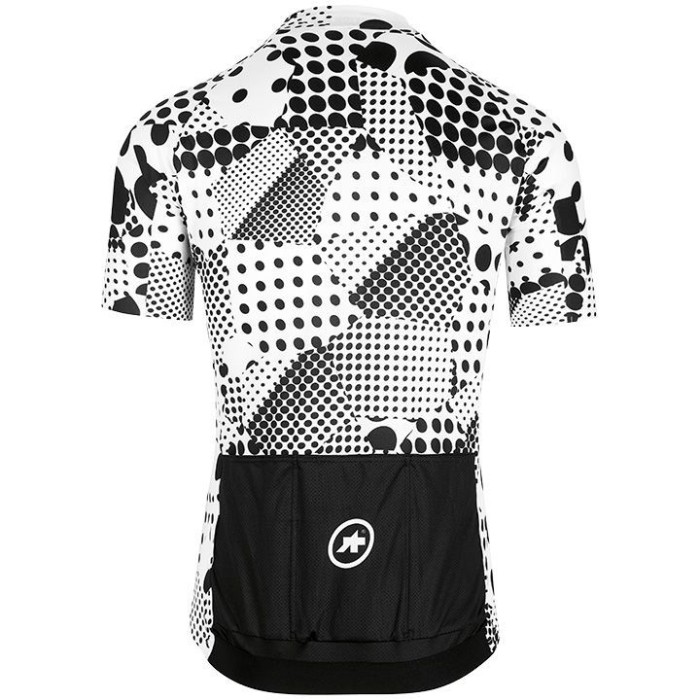 2020 Assos Erlkoenig Black-White Cycling Jersey And Bib Shorts Set