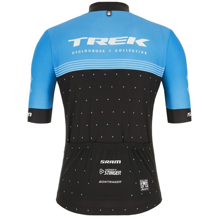 2020 TREK Factory Racing Blue-Black Cycling Jersey And Bib Shorts Set