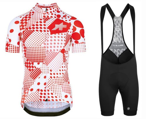 2020 Assos Erlkoenig Red Cycling Jersey And Bib Shorts Set