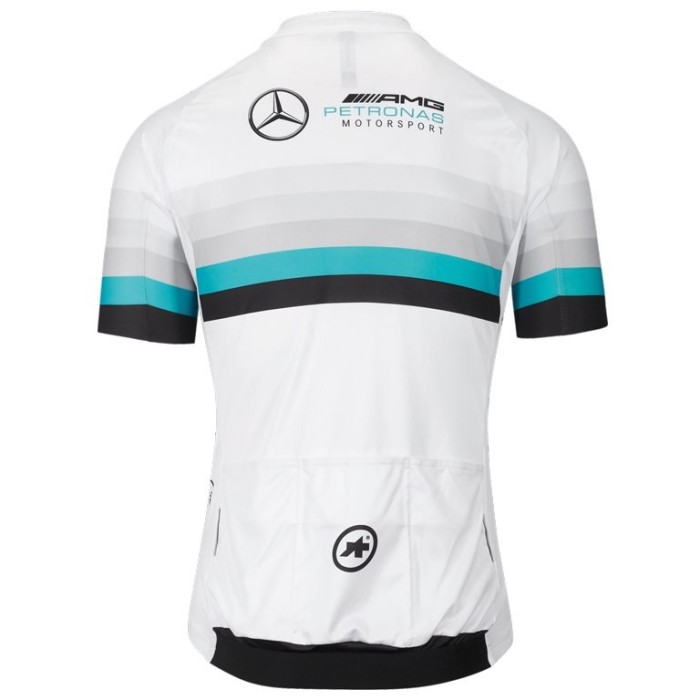 2020 Assos FF1 RS Benz White Cycling Jersey And Bib Shorts Set