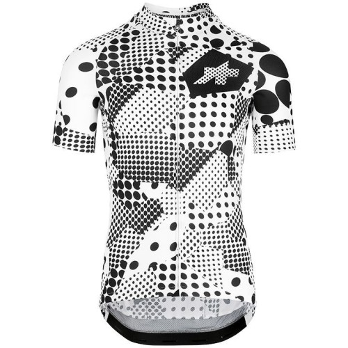 2020 Assos Erlkoenig Black-White Cycling Jersey And Bib Shorts Set