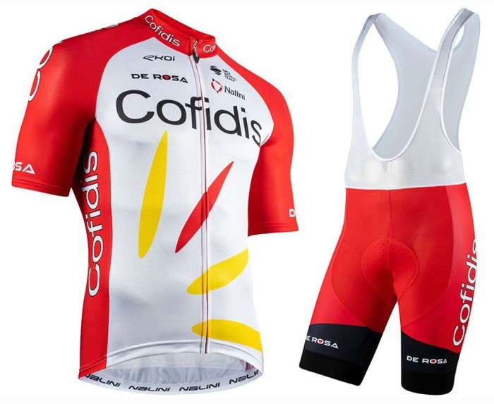 2020 Cofidis Team Cycling Jersey And Bib Shorts Set