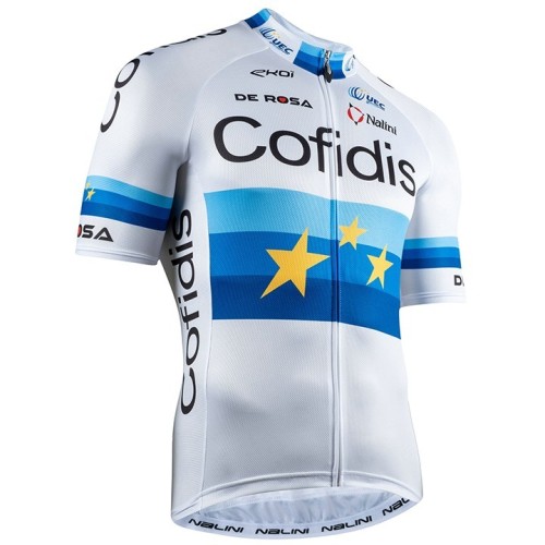 2020 Cofidis EU Champion Cycling Jersey And Bib Shorts Set