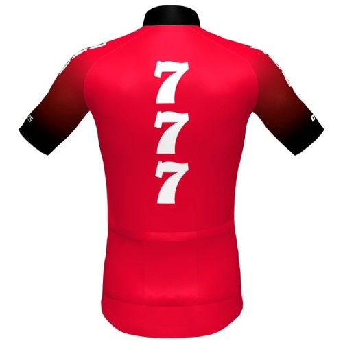 2020 Team 777.be Red Cycling Jersey