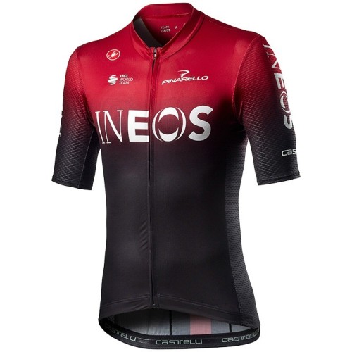 2020 INEOS Team Red Cycling Jersey And Bib Shorts Set