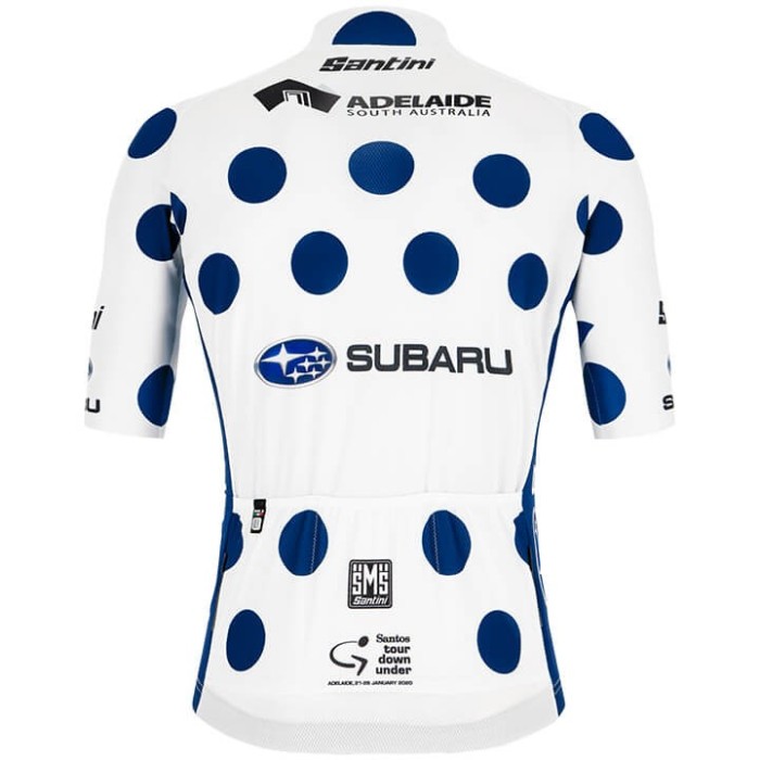 2020 Subaru Tour Down Under polka dot Cycling Jersey And Bib Shorts Set