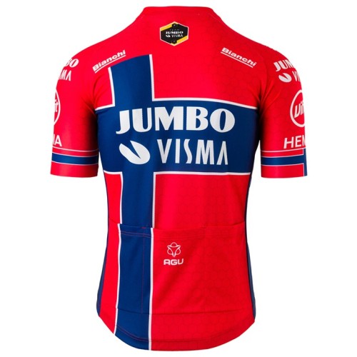 TEAM JUMBO-VISMA Norwegischer Meister Kurzarmtrikot 2020