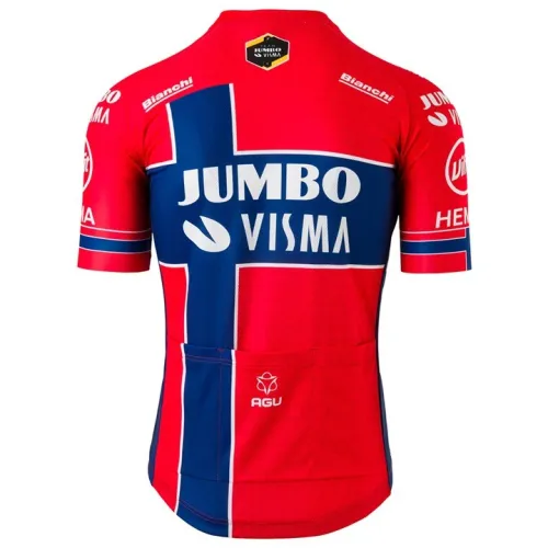 TEAM JUMBO-VISMA Norwegischer Meister Kurzarmtrikot 2020