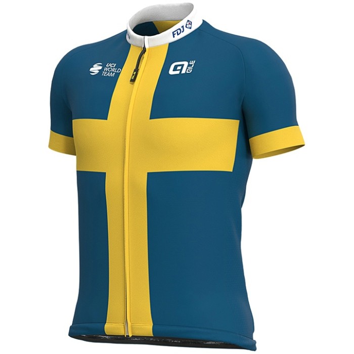 GROUPAMA-FDJ Schwedischer Meister Kurzarmtrikot 2020