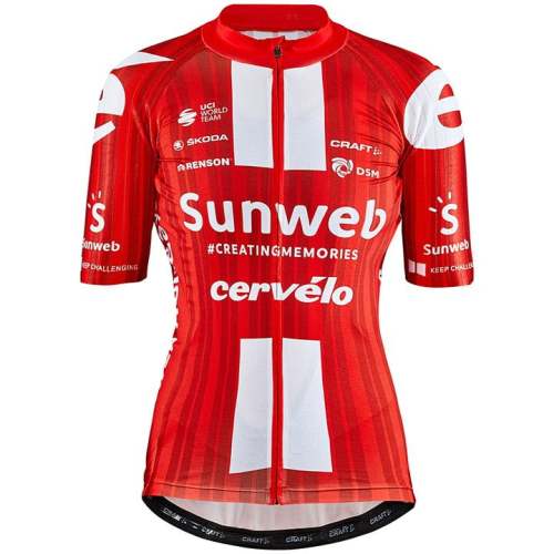 2020 TEAM SUNWEB cycling jersey and bib shorts set