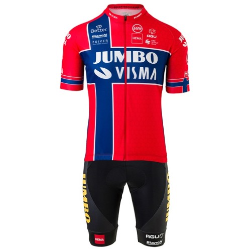 Set TEAM JUMBO-VISMA Norwegischer Meister 2020 (2T)