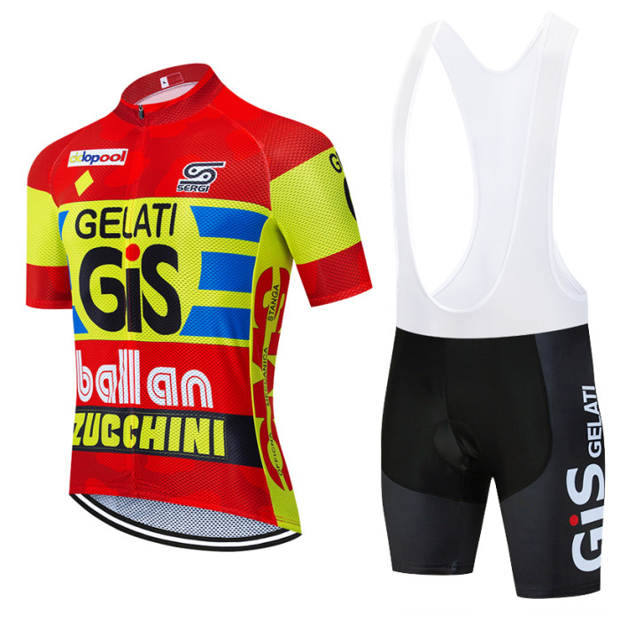 2020 Team NEW GIS cycling jersey 20D bike shorts set MTB Ropa Ciclismo mens short sleeve bicycle shirts Maillot clothing