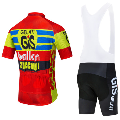 2020 Team NEW GIS cycling jersey 20D bike shorts set MTB Ropa Ciclismo mens short sleeve bicycle shirts Maillot clothing