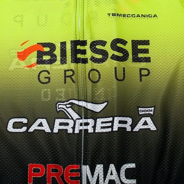 2020 CYCLING JERSEY BIESSE CARRERA GREEN BLACK SHORT SLEEVE AND BIB SHORT