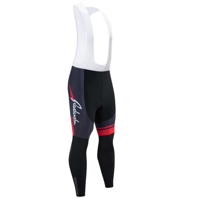 2020 CYCLING JERSEY KUOTA BLACK RED LONG SLEEVE AND BIB TIGHT