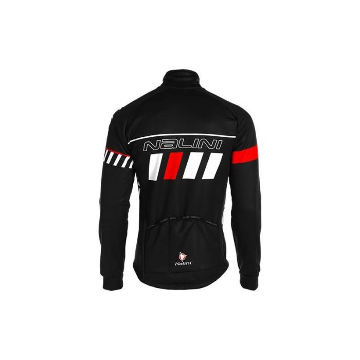 2020 CYCLING JERSEY NALINI BLACK WHITE RED LONG SLEEVE AND BIB TIGHT