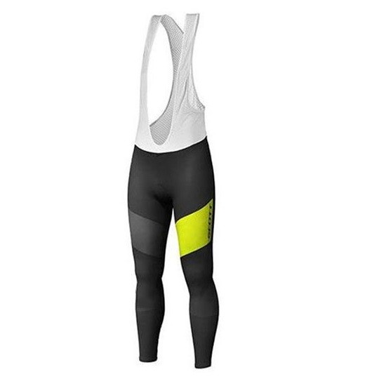 2020 CYCLING JERSEY RC SCOTT YELLOW BLACK LONG SLEEVE AND BIB TIGHT