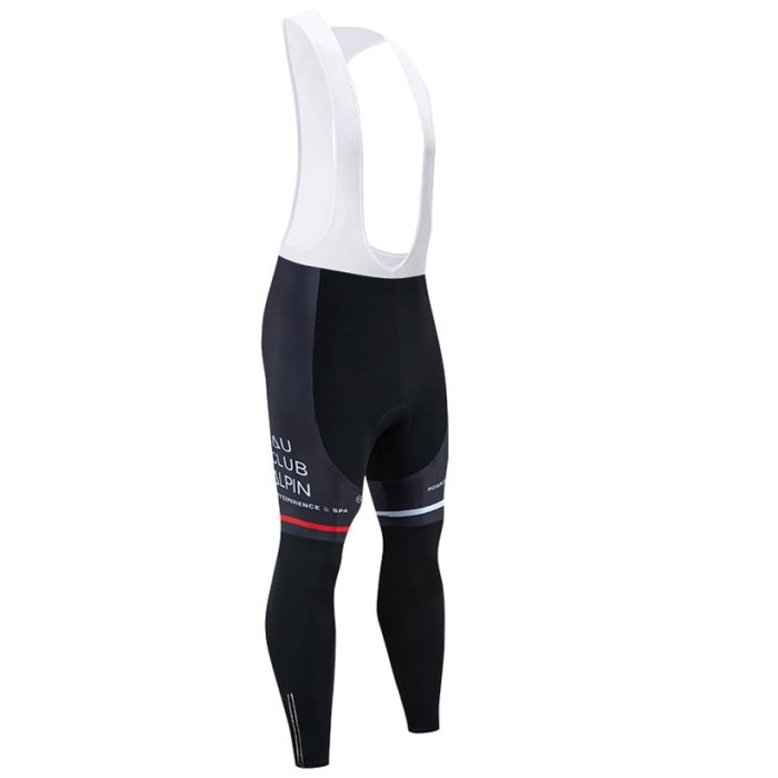 2020 CYCLING JERSEY IAM WHITE RED BLUE LONG SLEEVE AND BIB TIGHT